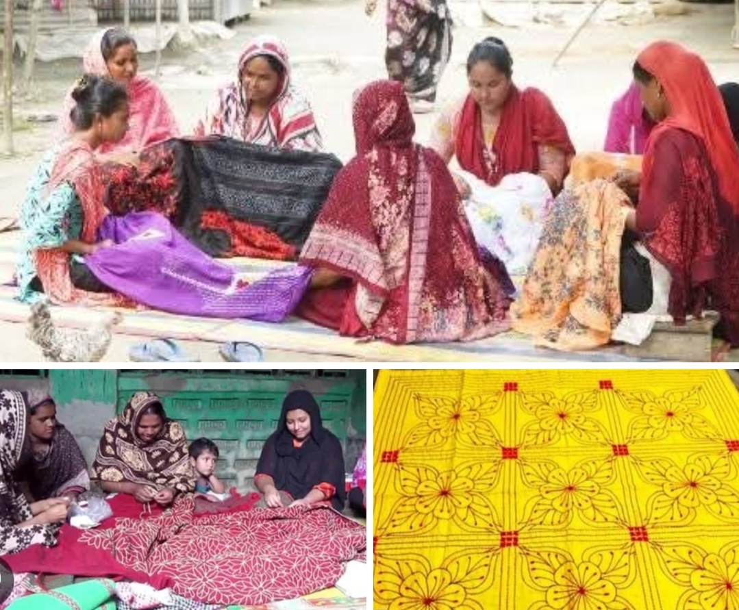 নবীনগরে বিলুপ্তিরপথে গ্রামবাংলার ঐতিহ্যবাহী নকশিকাঁথা