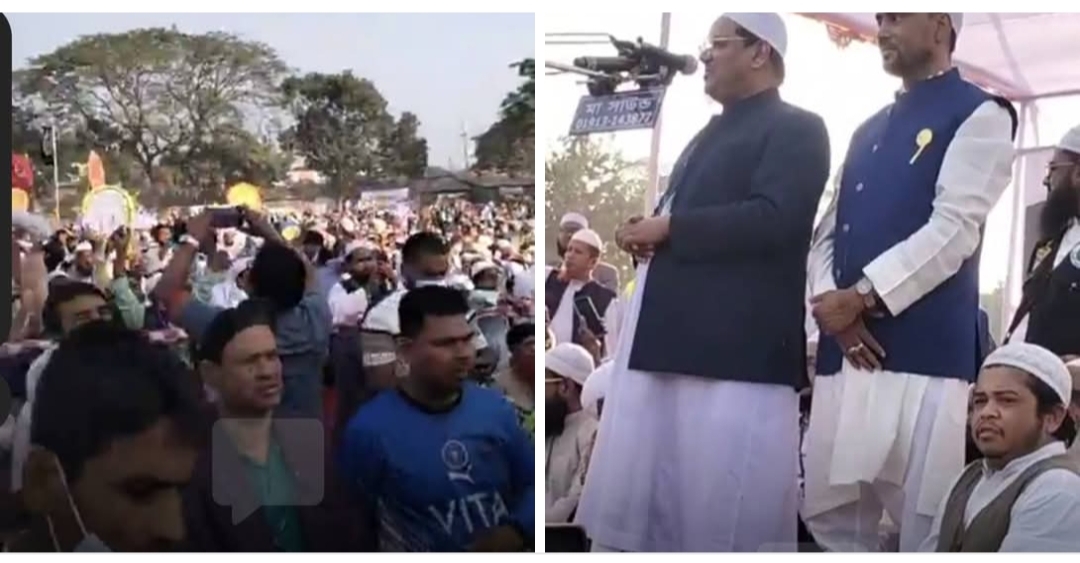 নিরাপদ ও উন্নয়ন বান্ধব নবীনগর গঠনের লক্ষ্যে নজুকে আপনাদের হাতে তুলে দিলাম- পীর সাহেব চরমোনাই