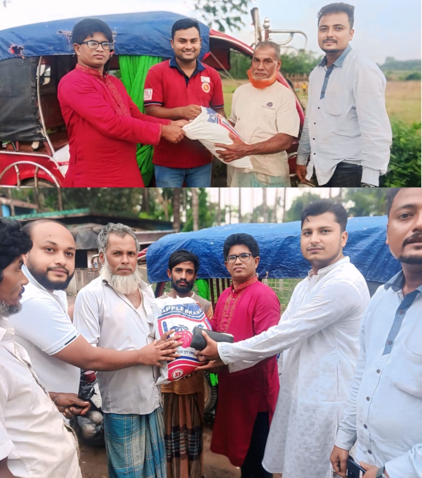 রামু উপজেলা প্রশাসনের উদ্যোগে বন্যাদুর্গত মানুষের মাঝে ত্রাণ বিতরণ